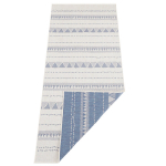 Kahepoolne vaip - tee NORTHRUGS Twin Supreme Cream Blue, 80x350 cm