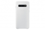 Samsung EF-VG973LWEGWW nahkkate Samsung G973 Galaxy S10 jaoks valge