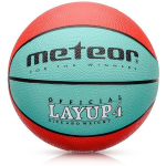 Korvpalli pall METEOR LAYUP, suurus 4, sinine/punane