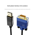 2 m DP-VGA-kaabel Displayport-graafikakaardi video&uuml;henduskaabel VGA-monitoriga