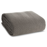 Kalasabaga tepitud voodikate LINEN 170X210, hall