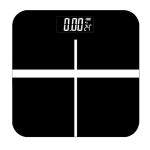 Klaasplatvormiga digitaalne vannitoakaal, LCD-ekraan, libisemiskindel alus, maksimaalne kandev&otilde;ime 180 kg.