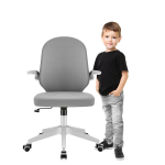 Laste ergonoomiline tool Mark Adler Junior 4.0 Grey, 80&ndash;155 cm, p&ouml;&ouml;rlev, k&auml;etugedega
