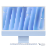 iMac 24&rdquo; 4.5K Retina, Apple M4 10C CPU, 10C GPU/16GB/512GB SSD/Blue/INT MWV33ZE/A
