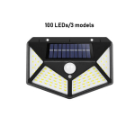 (Oranž) 100 LED-i p&auml;ikeseenergia v&auml;ljas p&auml;ikeseenergia 3 inimkeha induktsiooni režiimi, p&auml;ikeselamp IP65 veekindel aiavalgustus., Oranžinė