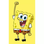 R&auml;tik Spongebob, 30x50 cm