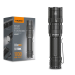 Kompaktne kaasaskantav LED taskulamp VIDEX A156R 1700LM laskekaugus 210 m