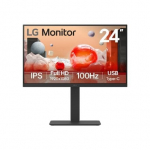 Monitor LG | 24BA650-B | 24 in | IPS | Full HD (1080p) 1920 x 1080 at 100 Hz | 250 cd/m&sup2; | USB-C 65W | Height, pivot (rotation), swivel, tilt | Speaker(s)