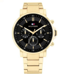 Meeste k&auml;ekell Tommy Hilfiger Tyson, must/kuldne