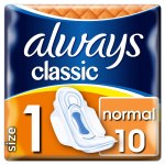 H&uuml;gieenilised sidemed ALWAYS Classic Normal, S1, 10 tk