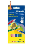 V&auml;rvipliiatsid, Pelikan kuusnurksed SOFT, 12 v&auml;rvi