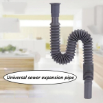 2-Pakk Universaalne Teleskoop Valamu &Auml;ravoolutoru, Painduv ja Laiendatav Plastiktoru