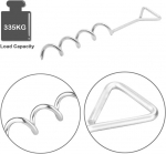Batuudid, batuudi ankrukomplekt, 4 spiraalset vaiakinnitust batuutide jaoks, kiiged, aiakuurid