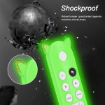 Silikoonist Kaitsva Kate Google Chromecast Puldile, L&ouml;&ouml;gikindel Kaitsekate., Fluorescencinė žalia