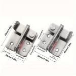 1tk/2tk Paksendatud L&otilde;&otilde;tspillivaba Roostevaba Ukse Kinniti V&otilde;tmeauguga Lemmiklooma Puuri Vargusevastane Lukk., Teisingas mokėjimas (2 vnt.)