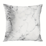 Romantiline Valge H&otilde;bedane Marmor Peidetud T&otilde;mblukk Dekoratiivne Padjap&uuml;&uuml;r 45.72x45.72 Cm