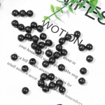 100tk/palju Premium Kalap&uuml;&uuml;gi Helmed Ruumi Pidur - Must, 3mm-12mm Suurused Saadaval, Kietos pupelės