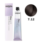 Loreal Dia Light juuksev&auml;rv v&auml;rvitud ja tundlikule juuksele, toon-toonis hapeeline v&auml;rvimine, ammoniaagivaba, 50ml 7.12 hele tuhk-opaalne