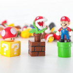48 tk Super Mario Brosi minifiguurid m&auml;nguasjad nukud m&auml;rulifiguurid kollektsioneeritavad mudelid, kaunistused, s&uuml;nnip&auml;evatordi kattekingitus[HK]