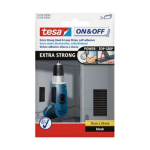 TESA Bandelettes ekstra st&aelig;rke 0,1 m x 50 mm - Sort - 2 stk.