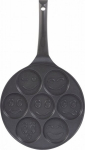 Naerutavate n&auml;gudega pannkoogipann Lamart , 27 cm