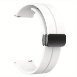 20mm 22mm Kiirkinnitusega Silikoon &Otilde;huke Nutikellarihm Samsungile Amazfit 4 5 GTS 2 Bip Lite., Baltas
