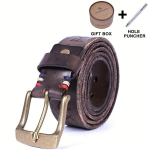 S.worker Meeste Premium Kunstnahast V&ouml;&ouml; - Vintage Stiil Vaskpandlaga.