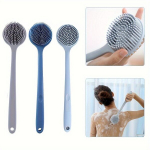 Ergonoomiline Silikoonist Pika K&auml;epidemega Vannihari - 37.34cm X 7.98cm