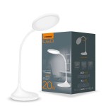 Laualamp LED 20W h&auml;mardatav, Videx, valge