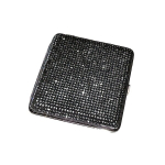 Luksuslik Rhinestone Sigareti&uuml;mbris Naistele - Elegantne S&auml;delev Teemantidega, Kl&otilde;pskinnitusega., Atgal Kalnų kri&scaron;tolas