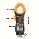 K&ouml;&ouml;gikaal Aicevoos Digitaalne Klambermeeter AC/DC Vool 6000 Lugemist 600A/1000A 测试 Ohm NCV, 828D (1000A, AC/DC)