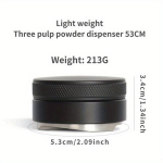 Roostevaba Teras Kohvipress Espresso Jaotust&ouml;&ouml;riist Tasapinnalise Alusega., 53 mm