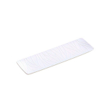 1tk, Sushi Kandik, Ristk&uuml;lik Imitatsioonkeraamiline Taldrik, Plastist Magustoidu Taldrik., Baltas