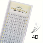 &Uuml;ks Paar Loodusliku V&auml;ljan&auml;gemisega Vale Ripsmed - 0.05mm Paks C/D Koolutus - Valmiskomplekt Mahulised Ripsmelehvikud 3D/4D/5D/6D/8D/10D/12D, 4D