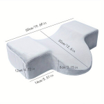 Ripsmepikenduste U-kujuline Padi, L&otilde;hnatu Kaelatoe Massaažipadi, Profisalongi T&ouml;&ouml;riist., pilka