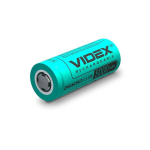 Laetav aku VIDEX Li-Ion 26650, 5000 mAh, 3,7 V, 1 tk
