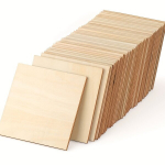 10/30tk 4 Tolli (10cm) Puidust Toorikud Ruudukujulised Naturaalne Puidust L&otilde;ikamiseks K&auml;sit&ouml;&ouml;ks DIY Jaoks, 10 vnt