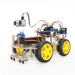 Arduino-&Uuml;hilduv Algajate Robotikomplekt - Nutikas Programmeeritav Robot Ultraheli Takistuse V&auml;ltimise ja Joonte J&auml;lgimisega