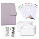 Bolony V&auml;rvid Kunstnahast A6 Eelarve Planeerija Kaaned T&otilde;mblukuga., Violetinė