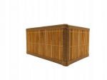 BAMBUS BASKET ORGANISER hoiukast BRONZE 24 x 18 x 13cm