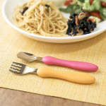 S&ouml;&ouml;giriistad EDISONmama, al 18 kuud karbiga Mango/Peach, KJ2833
