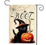 Pildi l&otilde;uend Halloweeni dekoratsioon Juut must kassiga