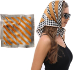Silk Feeling Head Sall Mood Satiin Juuste Sall Kandilised sallid Naistele Kingitused 27,5 &times; 27,5 tolli