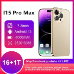 Telefon Mobiiltelefon I15 Promax 7,3-Tolline Nutikas Android-Telefon (16+1T) 13 Miljoni Piksliga 4G-V&otilde;rk_EU Version_I15 Green 16G+1T