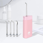 Juhtmeta Hammaste Jaoks M&otilde;eldud Caredite Water Flosser, 3 Režiimiga Hambaravi Suu&otilde;&otilde;nestusseade, Kaasaskantav Ja_Pink Water Flosser