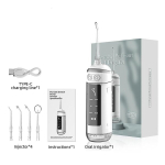 Kaasaskantav Water Flosser Dental Irrigator Travel Suupesumasin Hammaste Puhastamiseks_White