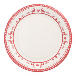 &Uuml;mmargused pabertaldrikud Hirved, 23 cm, 10 tk