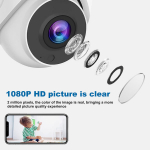 Turvakaamerad, 1080P WiFi sisekaamera: 2,4 GHz, lemmiklooma-/beebimonitor, 2-suunaline heli, &ouml;ine n&auml;gemine