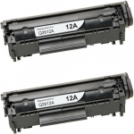Laserprinteri kassett ANALOOG TOONER IDE KOMPLEKT HP 12A, Q2612A TWINPACK!