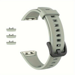 Spordi silikoonist rihm Huawei Band 6 jaoks. variant-102853, Pilka Žalia